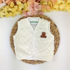 Önden Çıtçıtlı Peluş Bebek Yelek