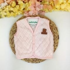 Önden Çıtçıtlı Peluş Bebek Yelek