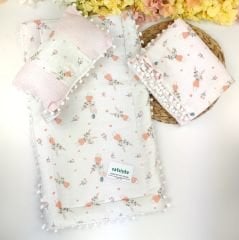 Battaniyeli Alt Açma Set - %100 Pamuk