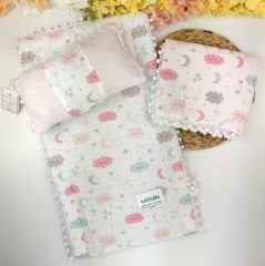 Battaniyeli Alt Açma Set - %100 Pamuk