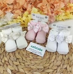 Fiyonklu 3'lü Çorap Set