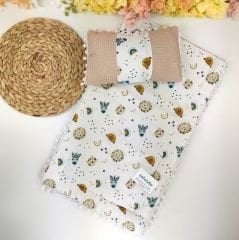 Çift Taraflı %100 Pamuklu Ponponlu Alt Açma 70*40 cm
