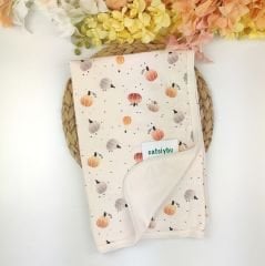 Çift Katlı %100 Organik Pamuk 80*85 cm Penye Battaniye