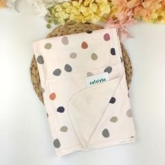 Çift Katlı %100 Organik Pamuk 80*85 cm Penye Battaniye