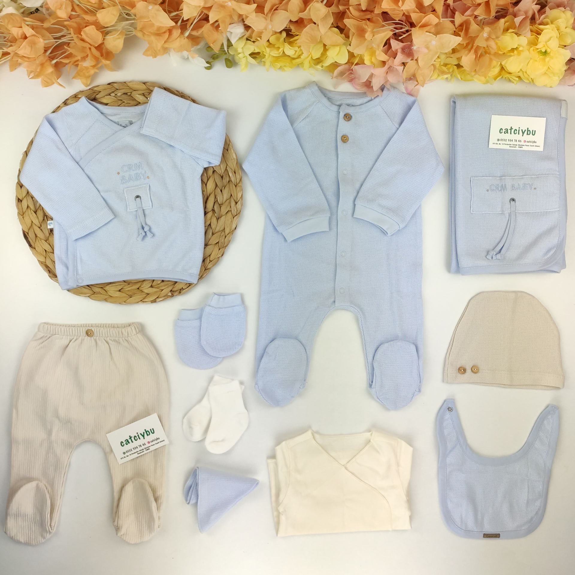 Crm Baby %100 Organik Pamuk 10 Parça Hastane Çıkışı