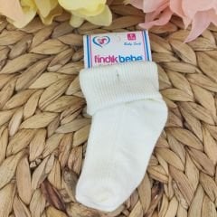 Krem Bebek Çorap