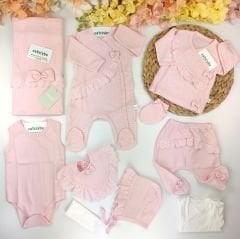 Pretty %100 Pamuklu 10 Parça Hastane Çıkışı