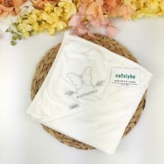 Kelebek %100 Pamuklu Çift Katlı 85*85 cm Bebek Havlusu