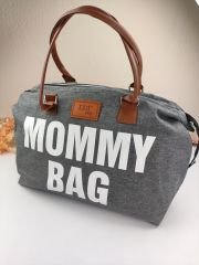 Mommy Bag Anne Bebek Bakım Çantası Termal Biberonlu El ve Kol Çantası