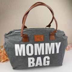 Mommy Bag Anne Bebek Bakım Çantası Termal Biberonlu El ve Kol Çantası